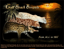 Tablet Screenshot of gulfbeachbengals.com